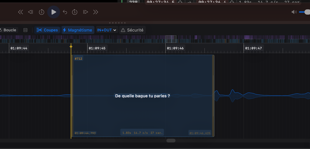 Place your blocks on the timeline