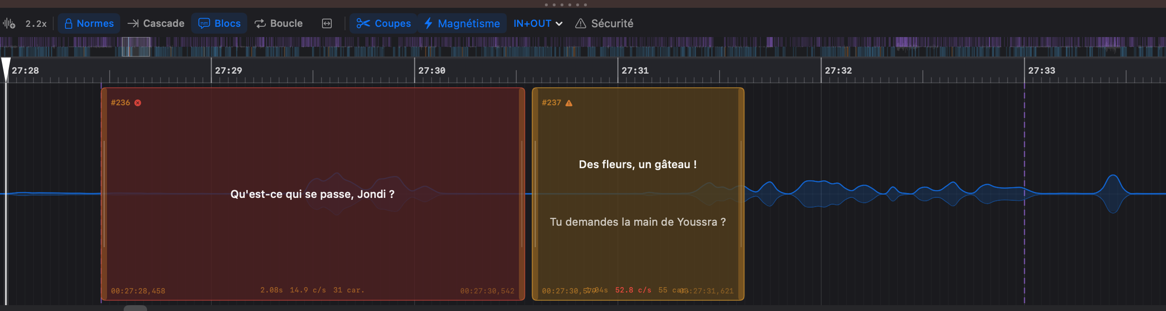 Fix everything in one gesture — Before